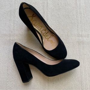 Black Suede Pumps